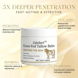 ZAKDAVI™ Grass Fed Tallow Balm
