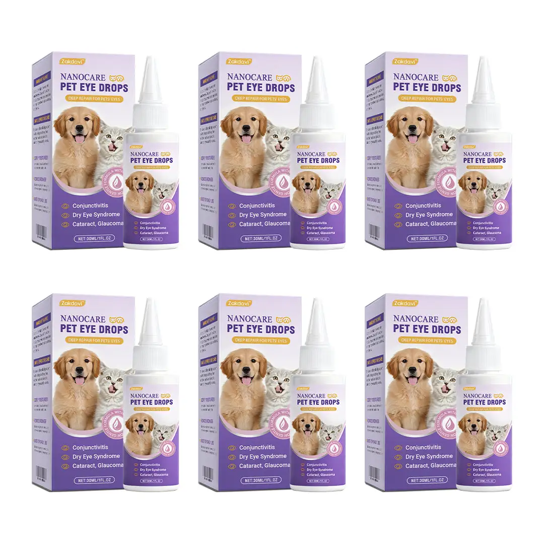 👩⚕️ Zakdavi™ NanoCare Pet Eye Drops ☑️ FDA Approved | Relieves Conjunctivitis, Dry Eyes, Cataracts, and Keratitis🐶