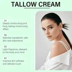 🌿 Zakdavi™ Organic Whipped Tallow Balm with Castor Oil & Frankincense for Natural Skincare & Moisturizing ✨