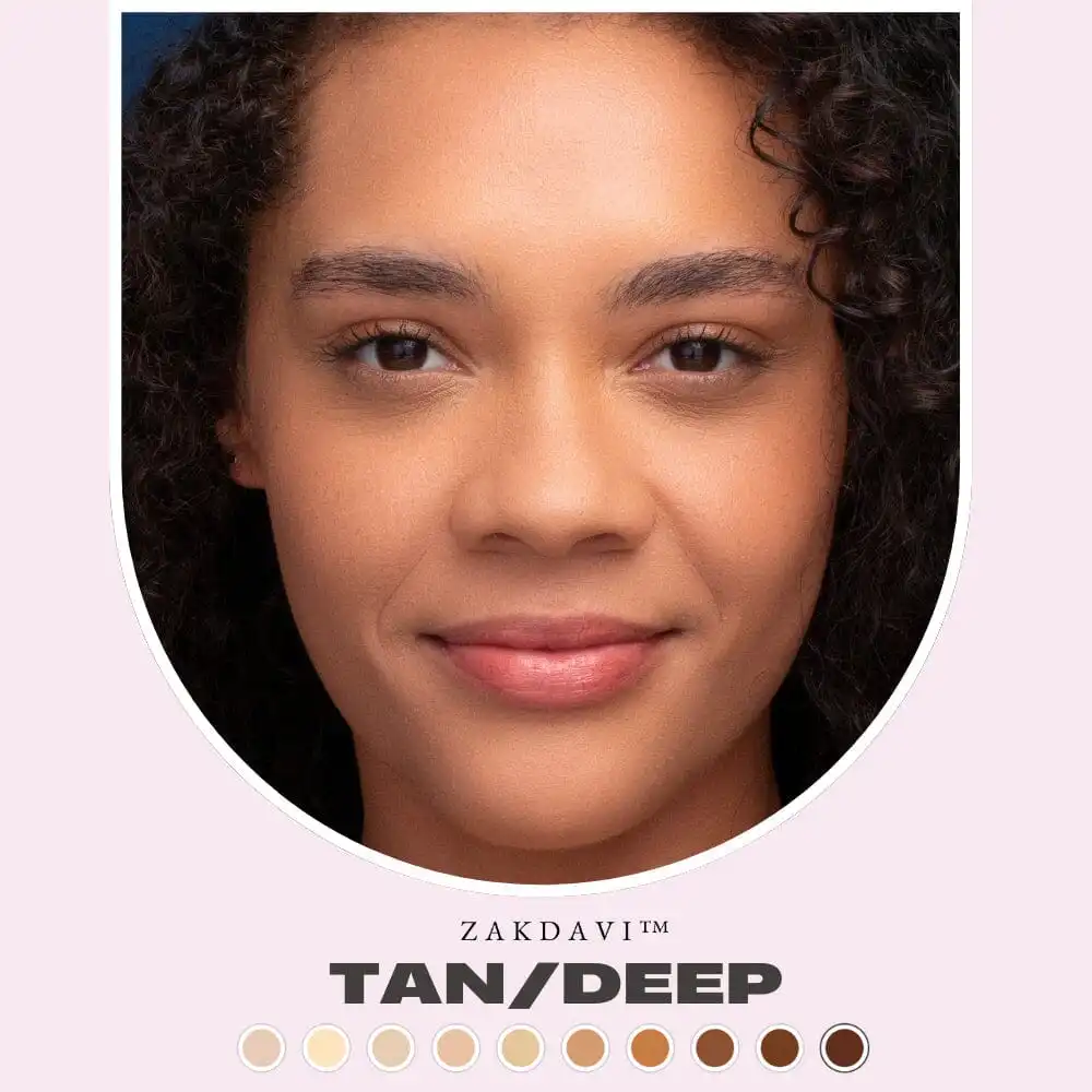 ✨Zakdavi Super Coverage Foundation with Buffing Brush