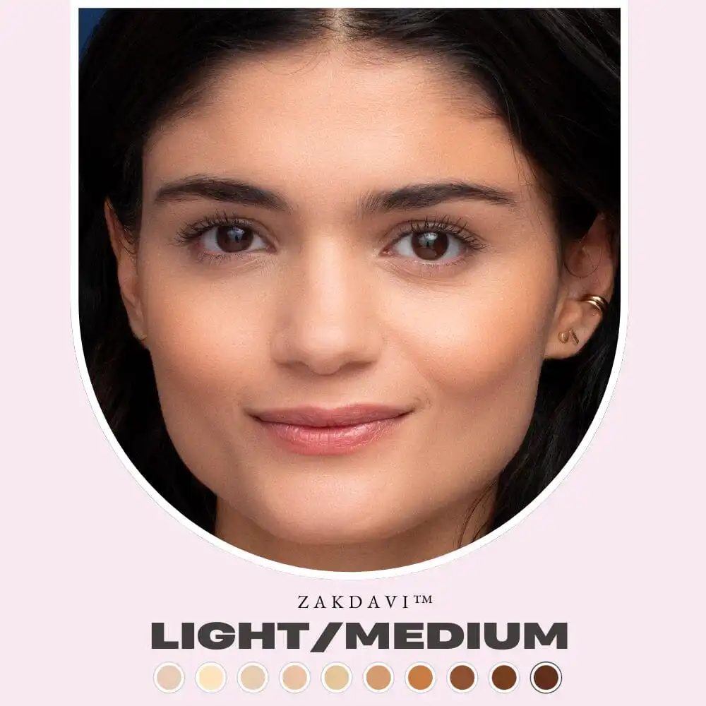 ✨Zakdavi Super Coverage Foundation with Buffing Brush