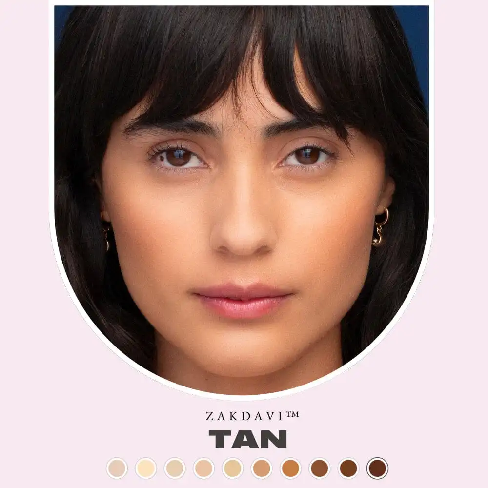 ✨Zakdavi Super Coverage Foundation with Buffing Brush