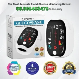  LAOZIK™ GlucoSense Laser Blood Glucose Monitoring Device