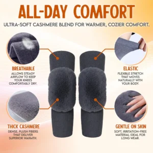 ZAKDAVI™ Non-Slip Cashmere Wool Brace Leg Warmer